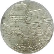 25 Pfennig - Rothenburg ob der Tauber St. Wolfgang, Germany, 1921 reverse image
