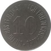 10 Pfennig - Rottenburg o. d. Laaber, Germany, 1917 reverse image