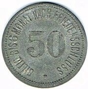 50 Pfennig - Rottenburg o. d. Laaber, Germany, 1917 reverse image