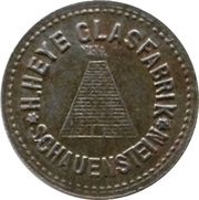 1 Pfennig - Schauenstein H. Heye Glasfabrik obverse image