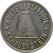 10 Pfennig - Schauenstein H. Heye Glasfabrik obverse image