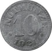 10 Pfennig - Schauenstein H. Heye Glasfabrik, Germany, 1921 reverse image