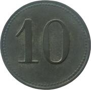 10 Pfennig - Scheinfeld, Germany, 1917 reverse image