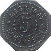 5 Pfennig - Schönberg obverse image