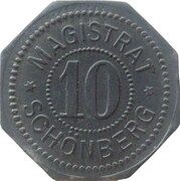 10 Pfennig - Schönberg obverse image