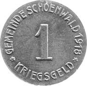 1 Pfennig - Schönwald obverse image