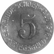 5 Pfennig - Schönwald obverse image