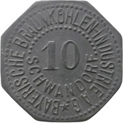 10 Pfennig - Schwandorf Bayerische Braunkohlen-Industrie A.G. obverse image