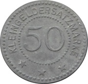 50 Pfennig - Schwarzenbach an der Saale, Germany, 1917 reverse image