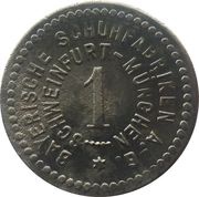 1 Pfennig - Schweinfurt Bayrische Schuhfabriken A.-G. obverse image