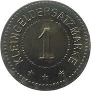 1 Pfennig - Schweinfurt Bayrische Schuhfabriken A.-G., Germany,  reverse image