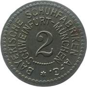 2 Pfennig - Schweinfurt Bayrische Schuhfabriken A.-G. obverse image