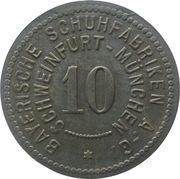 10 Pfennig - Schweinfurt Bayrische Schuhfabriken A.-G. obverse image