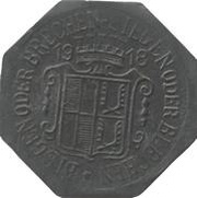 1 Pfennig - Selb, Germany, 1918 reverse image