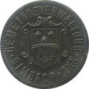 5 Pfennig - Simbach am Inn obverse image