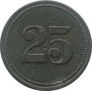 25 Pfennig - Sonthofen, Germany, 1917 reverse image