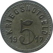 5 Pfennig - Speyer, Germany, 1917 reverse image