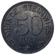 50 Pfennig - Steinwiesen obverse image