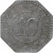 10 Pfennig - Stockheim Glasfabrik, Germany,  reverse image