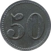 50 Pfennig - Tegernsee-Rottach, Germany, 1917 reverse image