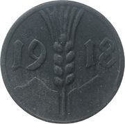 5 Pfennig - Traunstein, Germany, 1918 reverse image