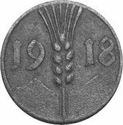 5 Pfennig - Traunstein, Germany, 1918 reverse image