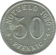 50 Pfennig - Treuchtlingen, Germany, 1920 reverse image