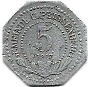 5 Pfennig - Unter-Peissenberg obverse image