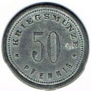 50 Pfennig - Viechtach, Germany, 1917 reverse image