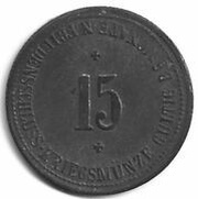 15 Pfennig - Vilsbiburg, Germany, 1917 reverse image