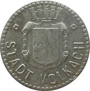 5 Pfennig - Volkach obverse image