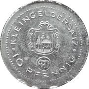 10 Pfennig - Waldkirchen Franz Danzer Bankgeschäft, Germany,  reverse image