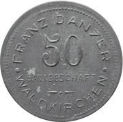 50 Pfennig - Waldkirchen Franz Danzer Bankgeschäft obverse image
