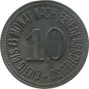 10 Pfennig - Wasserburg am Inn, Germany, 1917 reverse image