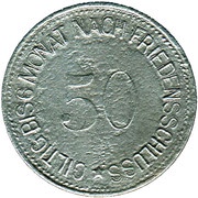 50 Pfennig - Wasserburg am Inn, Germany, 1917 reverse image