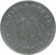 10 Pfennig - Weissenburg, Bayern, Germany, 1918 reverse image