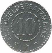 10 Pfennig - Weissenstadt, Germany,  reverse image