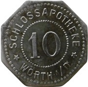 10 Pfennig - Wörth an der Donau Schlossapotheke obverse image