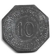 10 Pfennig - Wörth an der Donau Schlossapotheke obverse image