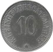 10 Pfennig - Wunsiedel, Germany, 1917 reverse image
