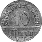 10 Pfennig - Wunsiedel obverse image