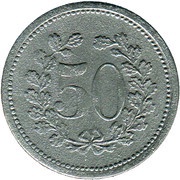 50 Pfennig - Zirndorf, Germany, 1917 reverse image