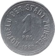 1 Pfennig - Zwiesel obverse image