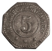 5 Pfennig - Zwiesel, Germany, 1917 reverse image