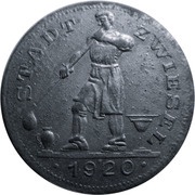 5 Pfennig - Zwiesel obverse image