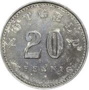 20 Pfennig - Zwiesel, Germany, 1919 reverse image