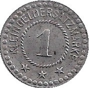 1 Pfennig - Berlin A. Gutschow, Germany,  reverse image