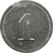 1 Pfennig - Berlin Manoli Kantine, Germany,  reverse image