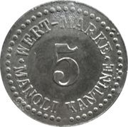 5 Pfennig - Berlin Manoli Kantine obverse image