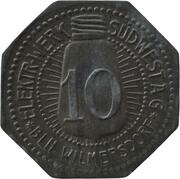 10 Pfennig - Berlin-Wilmersdorf Elektr. Werk Südwest AG obverse image